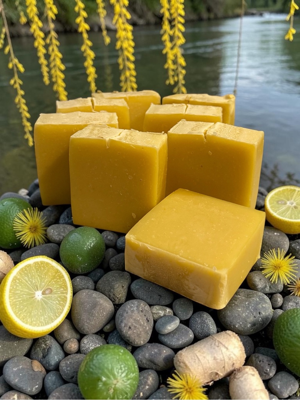 Limited edition 1bar tallow rice dandelion soap orchid & vine